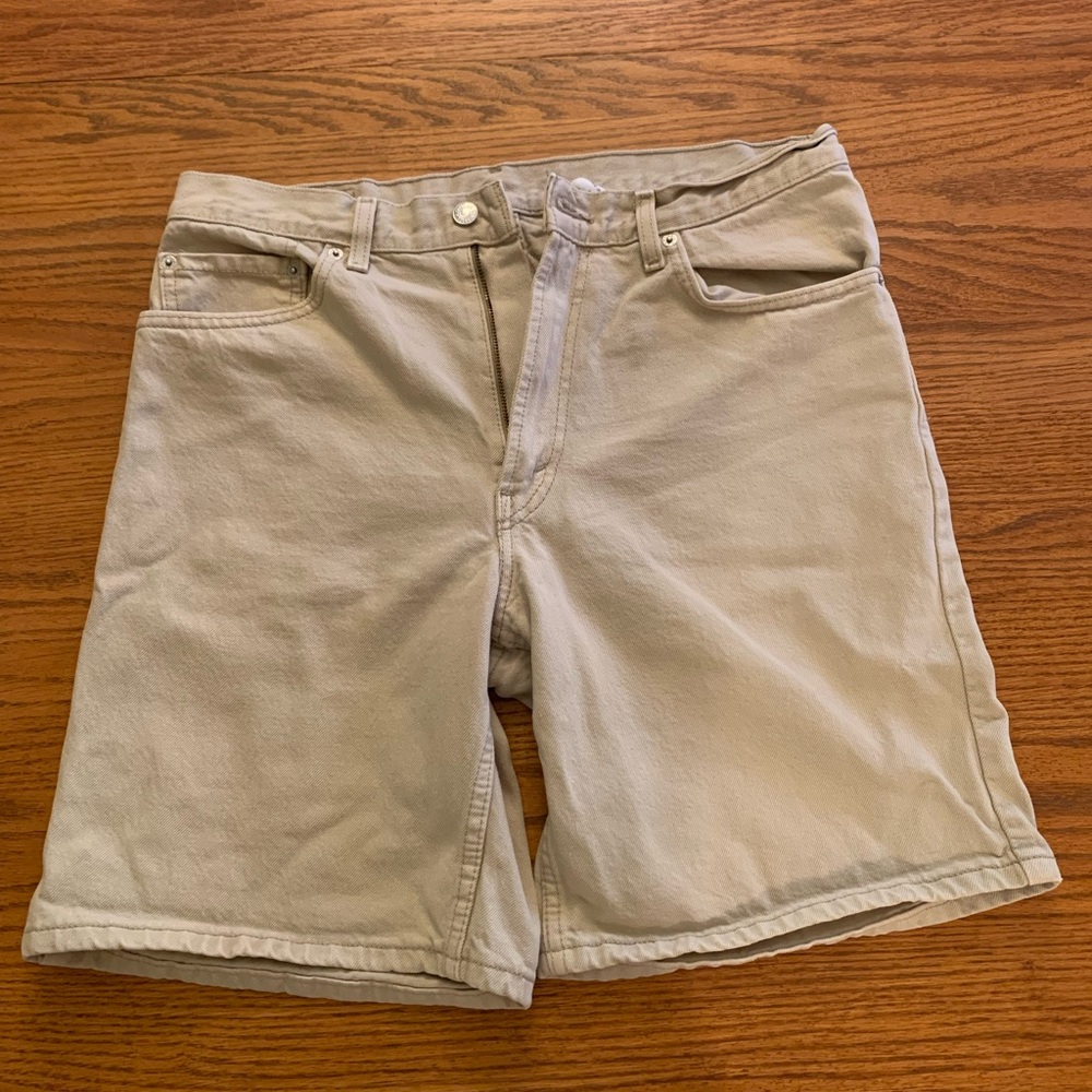 Levi's Men's Beige Jean Shorts
